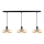 Pendel LATTE 3xE27/60W/230V beige/sort