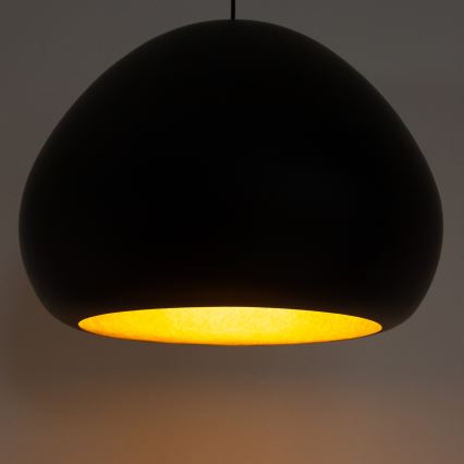 Pendel LAVA 1xE27/15W/230V sort/guldfarvet