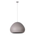 Pendel LAVA 1xE27/15W/230V taupe/sort