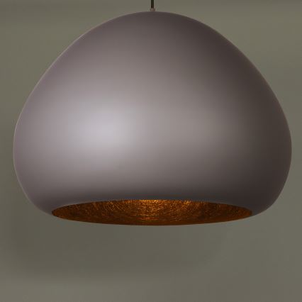 Pendel LAVA 1xE27/15W/230V taupe/sort