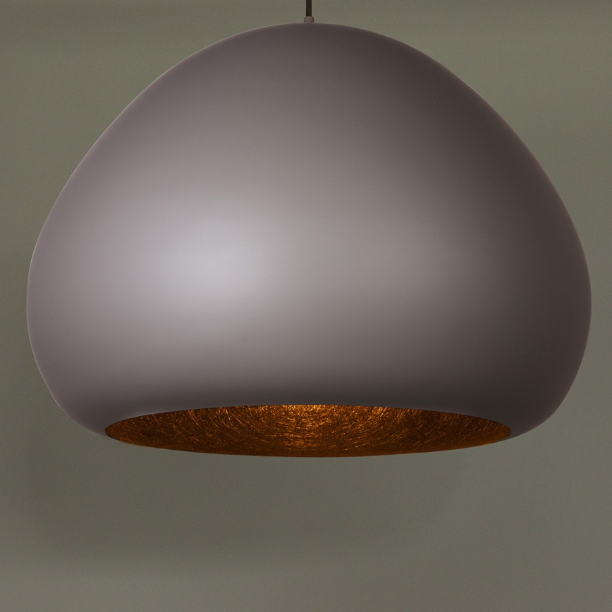 Pendel LAVA 1xE27/15W/230V taupe/sort