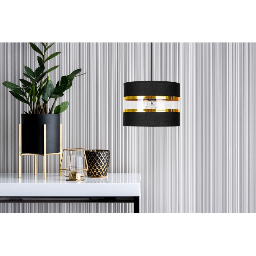Pendel LIND 1xE27/60W/230V sort