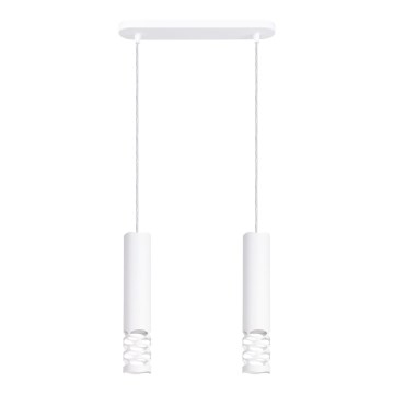 Pendel LIRO 2xGU10/10W/230V hvid