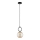 Pendel LISTER 1xE14/10W/230V sort/røget beige