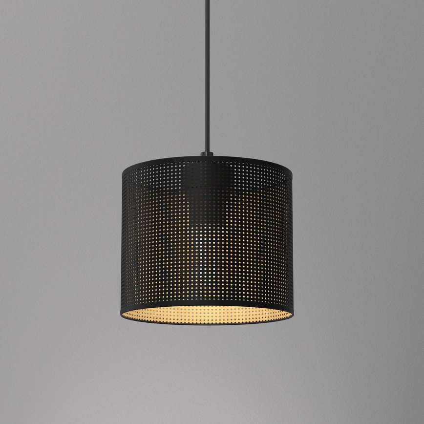 Pendel LOFT SHADE 1xE27/60W/230V diameter 18 cm sort/gylden