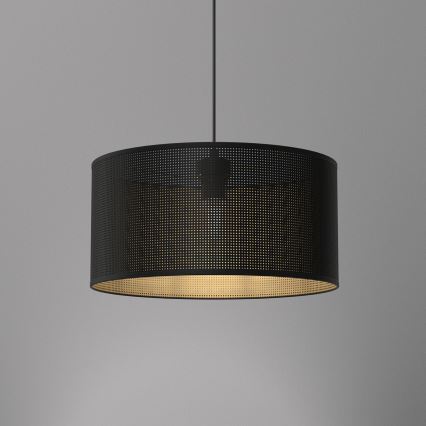Pendel LOFT SHADE 1xE27/60W/230V diameter 40 cm sort/gylden