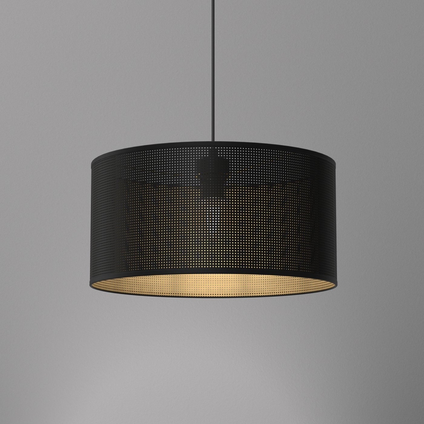 Pendel LOFT SHADE 1xE27/60W/230V diameter 40 cm sort/gylden
