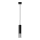 Pendel LOOPEZ 1xGU10/10W/230V sort/skinnende krom