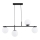 Pendel LUNA 4xE14/10W/230V sort