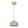 Pendel MARTI 1xE27/15W/230V beige/guldfarvet