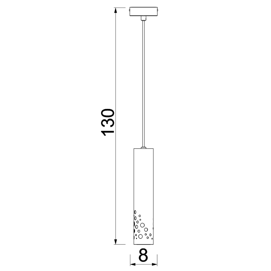 Pendel med kabel ALTRO 1xGU10/8W/230V beige
