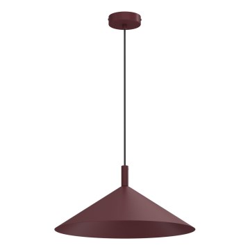 Pendel med kabel ANEGA 1xGX53/15W/230V Ø 40 cm burgunder