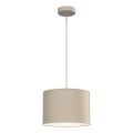 Pendel med kabel ARDEN 1xE27/15W/230V Ø 25 cm beige