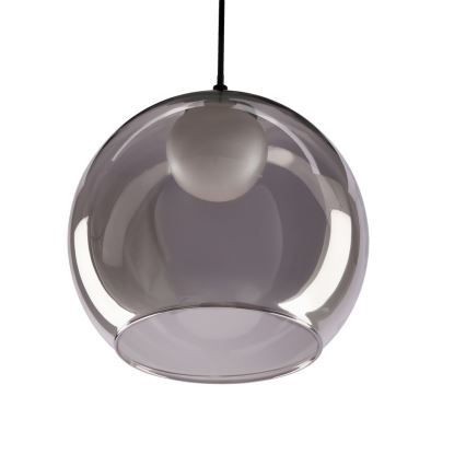 Pendel med kabel BRIN 1xG9/15W/230V røgfarvet sort