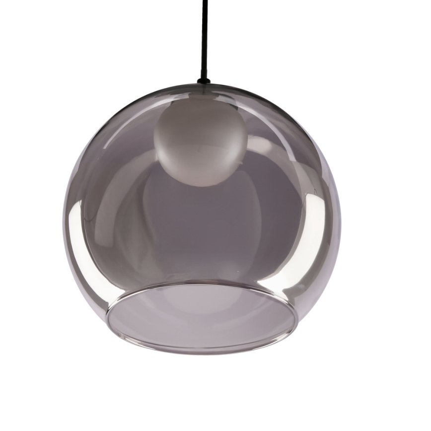 Pendel med kabel BRIN 1xG9/15W/230V røgfarvet sort