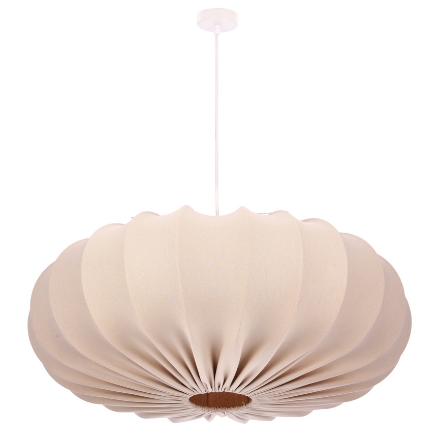 Pendel med kabel CAFEE 1xE27/40W/230V Ø 66 cm beige
