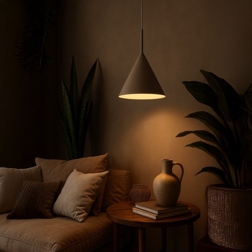 Pendel med kabel CAPITAL 1xGX53/15W/230V Ø 32 cm beige