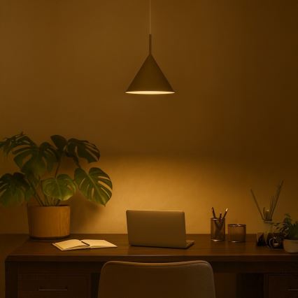 Pendel med kabel CAPITAL 1xGX53/15W/230V Ø 32 cm taupe