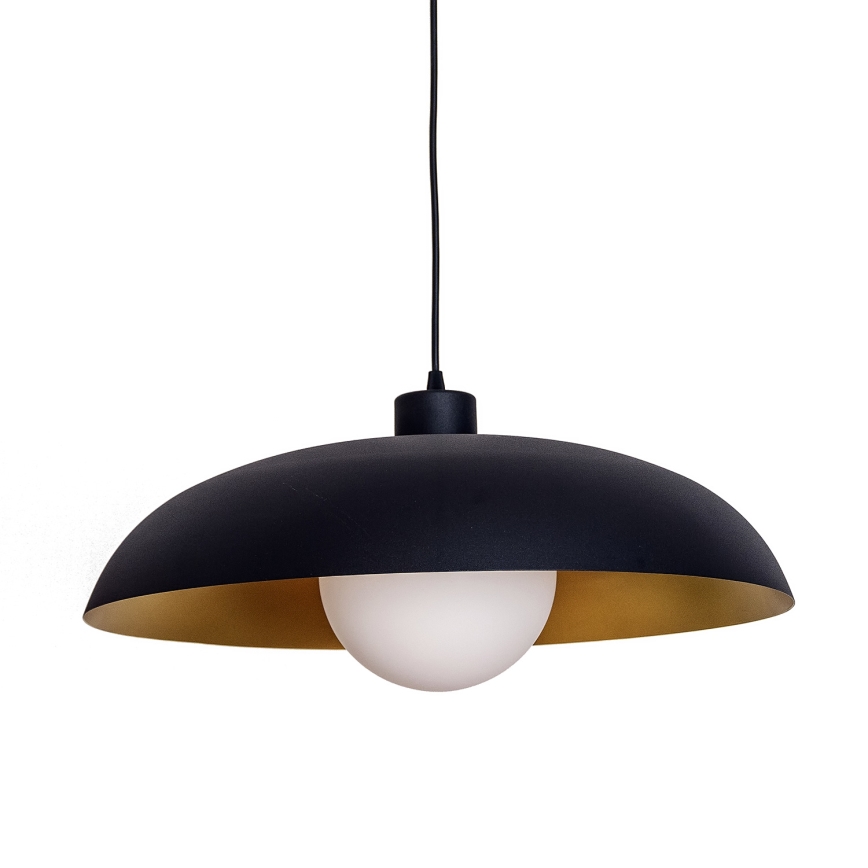Pendel med kabel ECLIPSE 1xE27/15W/230V sort/guld