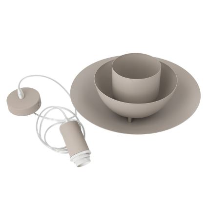 Pendel med kabel FERRO 1xE27/15W/230V grå