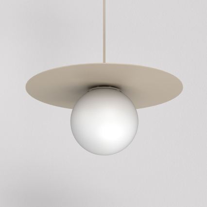 Pendel med kabel FLAT 1xE27/15W/230V beige