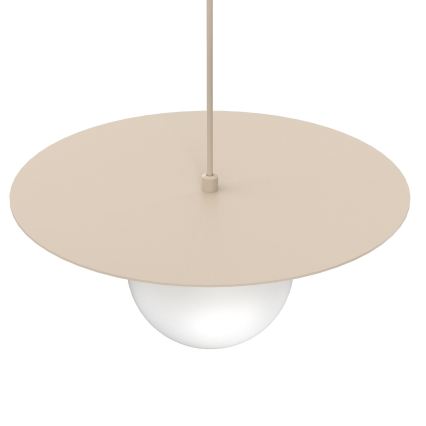 Pendel med kabel FLAT 1xE27/15W/230V beige