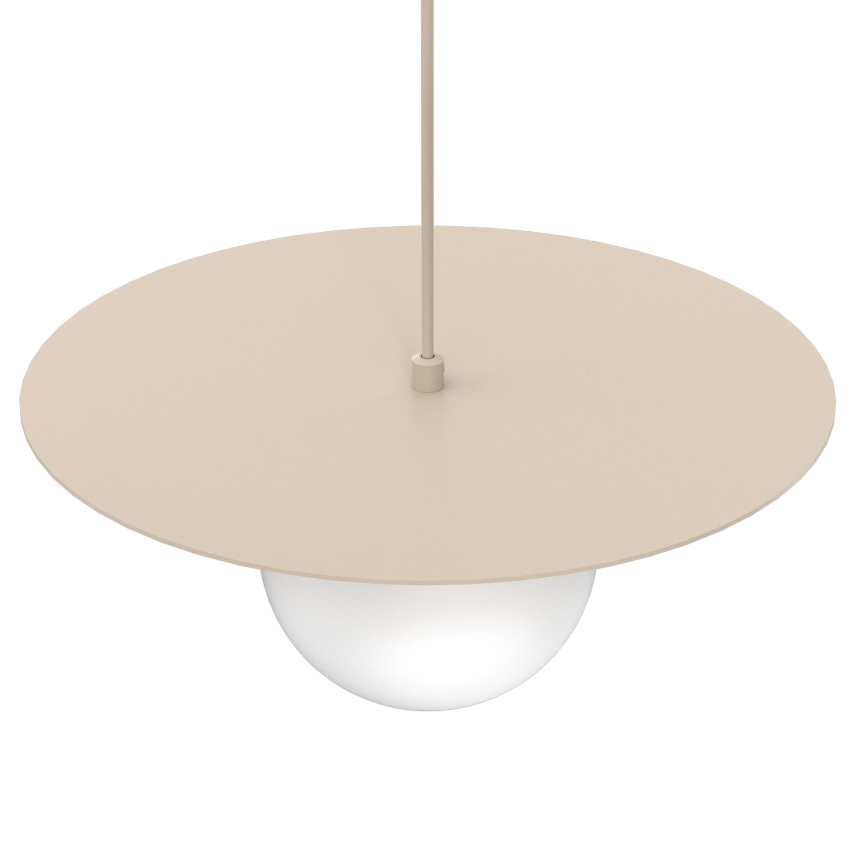 Pendel med kabel FLAT 1xE27/15W/230V beige