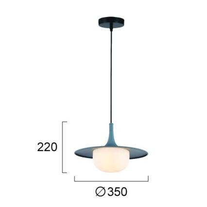 Pendel med kabel FRED 1xG9/10W/230V grå