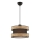 Pendel med kabel HALO 1xE27/60W/230V brun/beige