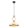Pendel med kabel MONZA 1xE27/40W/230V Ø 30 cm creme/bronze