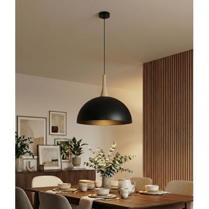 Pendel med kabel NAUTICA 1xGX53/12W/230V sort