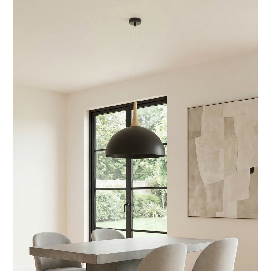 Pendel med kabel NAUTICA 1xGX53/12W/230V sort
