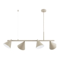 Pendel med kabel ZELTA, 4 x E27, maks. 15 W pr. pære, 230 V, beige