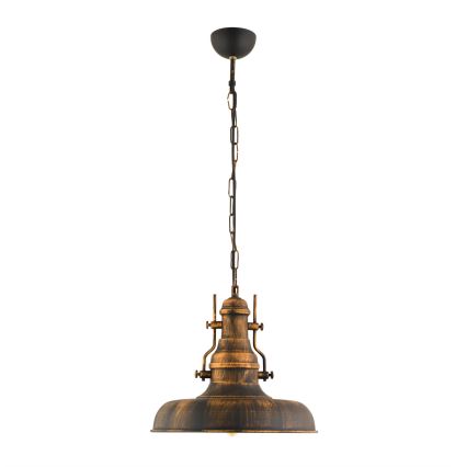 Pendel med kædeophæng 1xE27/40W/230V bronze