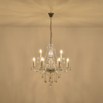 Pendel med kædeophæng 9xE14/15W/230V