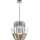 Pendel med kædeophæng DONNA 9xE14/40W/230V diameter 45 cm mat krom