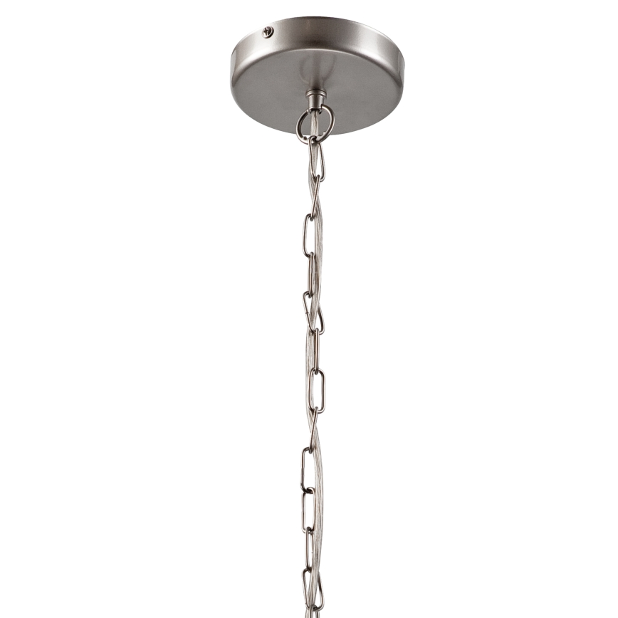 Pendel med kædeophæng GINA 3xE27/60W/230V mat krom