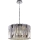 Pendel med kædeophæng RITZ 12xE14/40W/230V diameter 54 cm skinnende krom