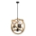 Pendel med kædeophæng ROPE GLOBO 3xE14/10W/230V