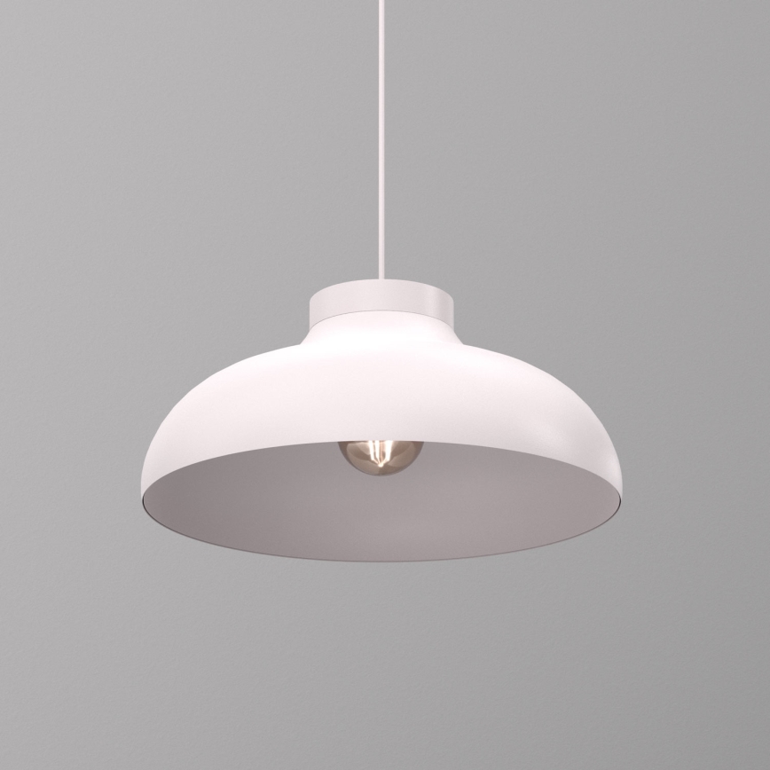 Pendel med ledning BASCA 1xE27/15W/230V cremefarvet