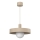 Pendel med ledning CANAN 1xE27/15W/230V Ø 40 cm beige
