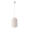 Pendel med ledning CRESTO 1xE27/40W/230V hvid