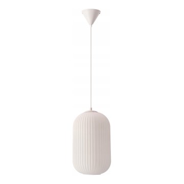 Pendel med ledning CRESTO 1xE27/40W/230V hvid