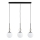 Pendel med ledning DORENA 3xE14/10W/230V sort/guld