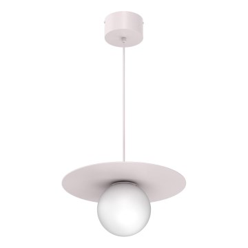 Pendel med ledning FLAT 1xE27/15W/230V cremefarvet