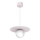 Pendel med ledning FLAT 1xE27/15W/230V cremefarvet