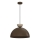 Pendel med ledning NEVIS 1xE27/15W/230V Ø 38 cm brun