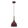 Pendel med ledning NOAK 1xE27/15W/230V bordeaux