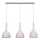 Pendel med ledning NOAK 3xE27/15W/230V cremefarvet