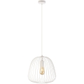 Pendel med ledning OVELLA 1xE27/15W/230V Ø 36 cm cremefarvet